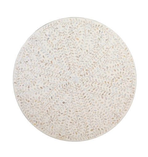 Mother of Pearl Round Coffee Table - Simply Home