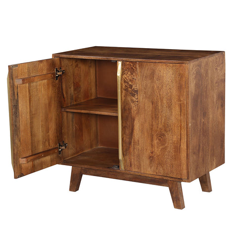 Milo Mid-Century Wooden 2 Door Cabinet