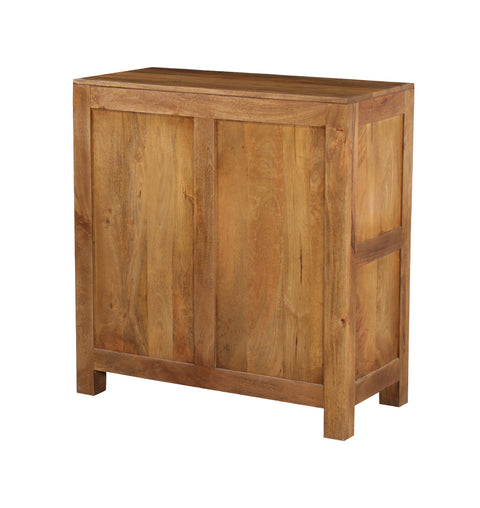 Antique Solid Wood Chest of 5 Drawers - Natural - Simply Home