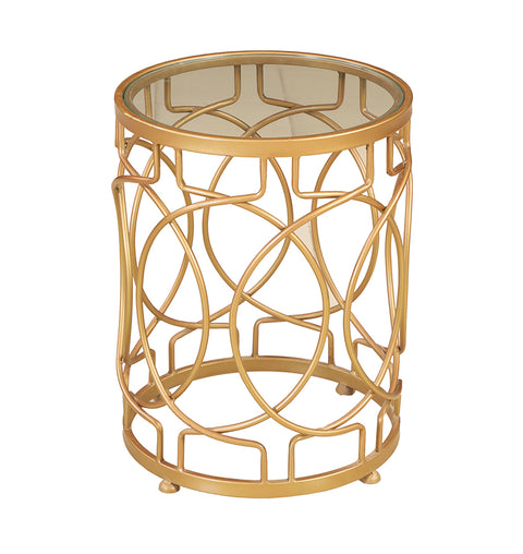 Aurora Circle Iron Side Table