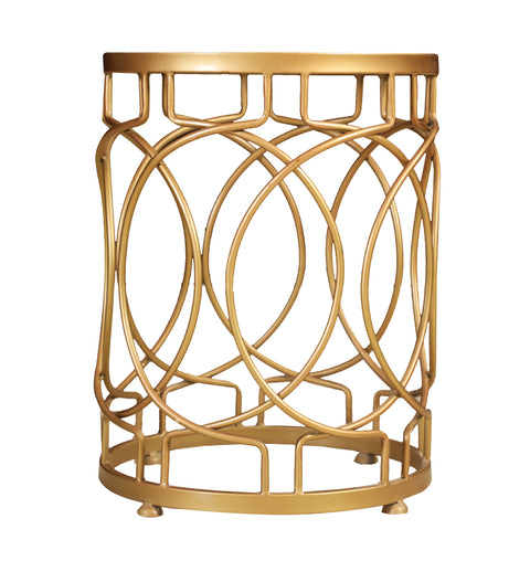 Aurora Circle Iron Side Table