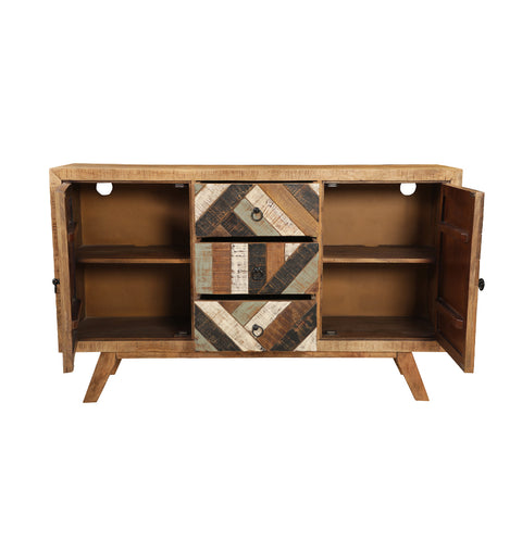 Handcrafted Reclaimed Wood Buffet Cabinet 2 Door & 3 Drawer - Simply Home