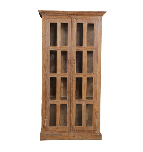 Elegant Glass 2 Door Display Cabinet - Simply Home