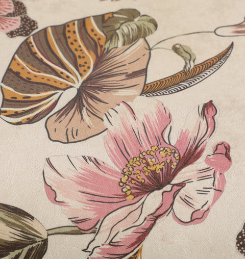 Handcrafted Wooden Dining Chair with Rattan Backrest