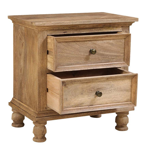 Colonial Charm Wooden Bedside