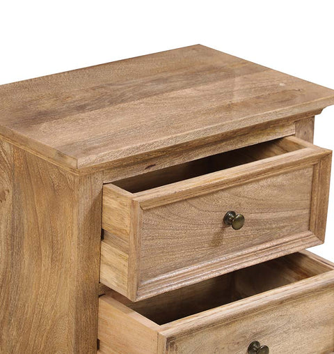Colonial Charm Wooden Bedside