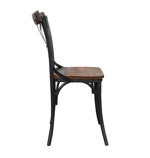 Classic Iron Wooden Chair for Living & Dining Room