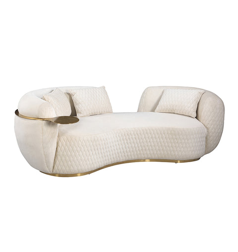 Luxe Curva Beige Sofa