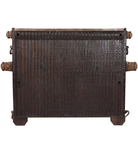 Antique Trunk-Inspired Ox Cart Bar Counter - Simply Home