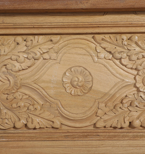 Ornate Blossom Carved Trunk