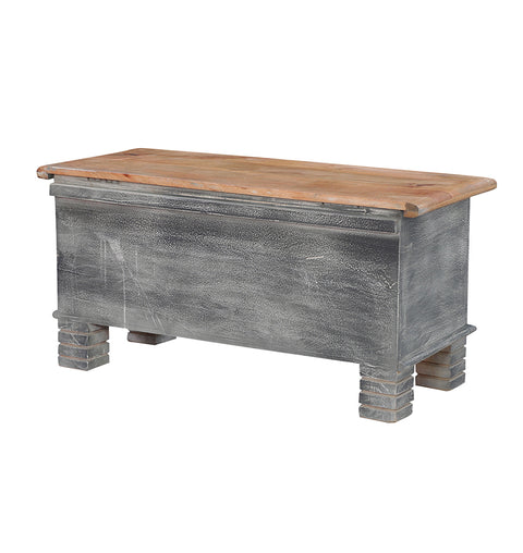 Mosaic Mandala Carved Chest