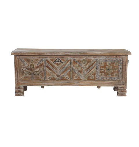 Maharaja's Treasure Metal Accent Trunk