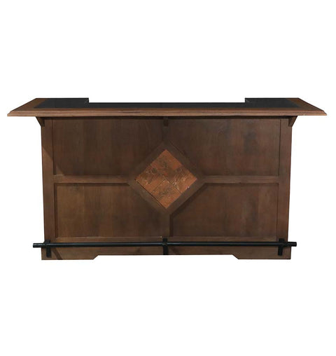 Rustic Luxe Marble-Top Bar