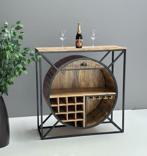 Rustic Cask Cabinet