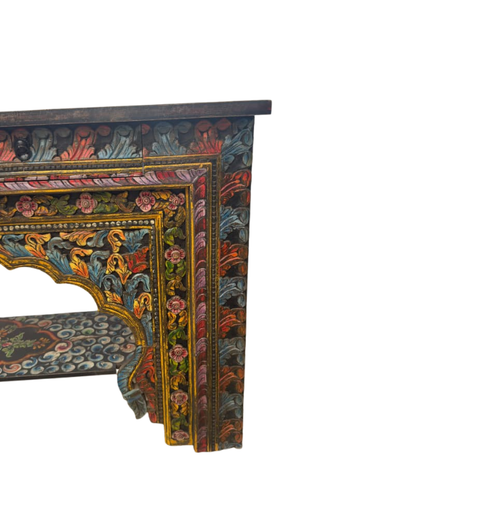 Wooden Hand Carved Console Table for Home