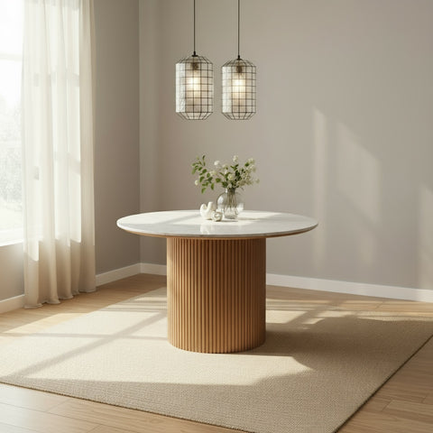 The Florence Fluted Dining Table