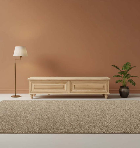 Classic Solid Wood Carved Geometric Pattern Storage Trunk Box