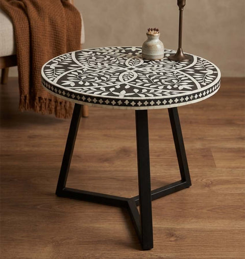 ELARA Bone Inlay Side / End Table