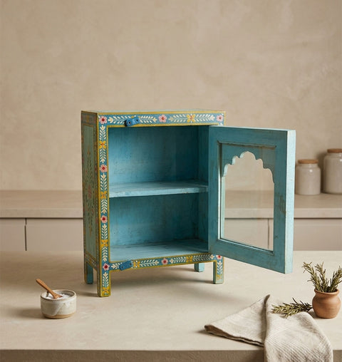 Handpainted Wooden Kitchen Cabinet