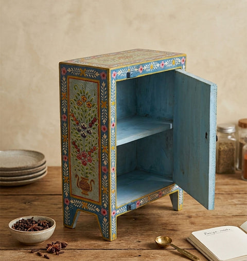 Handpainted Wooden Kitchen Cabinet