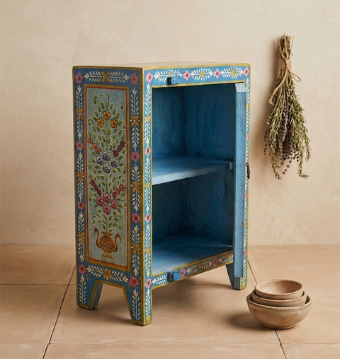 Handpainted Wooden Kitchen Cabinet