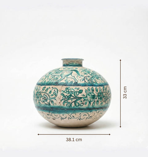 Regal Safari Hand-Etched Iron Pot