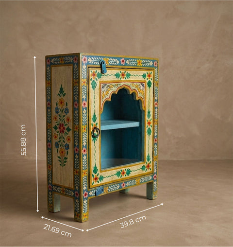 Handpainted Wooden Kitchen Cabinet