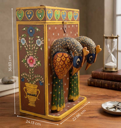 Handcrafted Wooden Wine Organiser & Bottle Holder