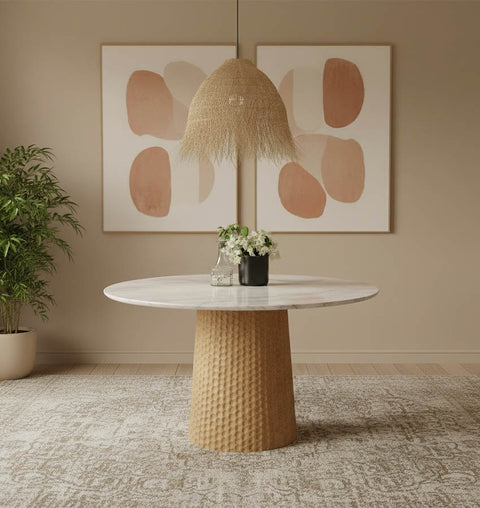 The Solis Marble Dining Table