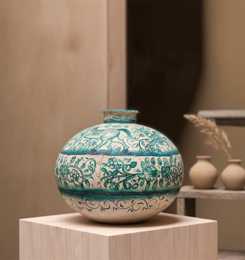 Regal Safari Hand-Etched Iron Pot