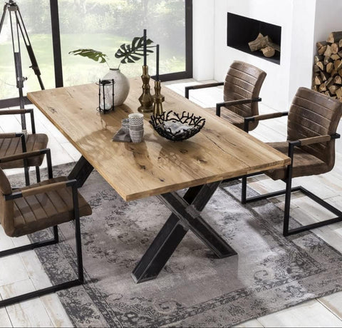 Contempo Rustic Dining Table