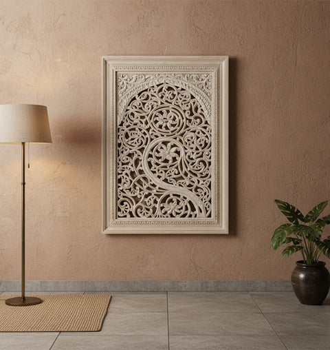 Wooden Carved Wall Panel