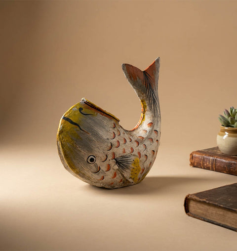 Iron Painted Fish Ashtray