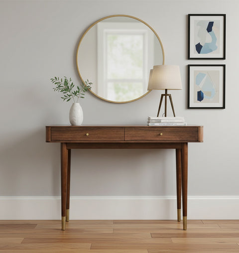 Sable Mid-Century Console Table