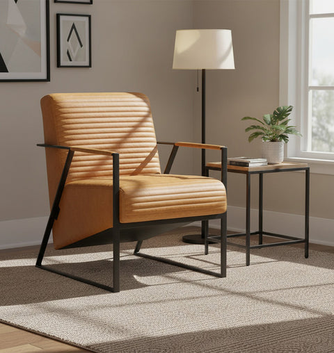 Retro Industrial Lounge Chair