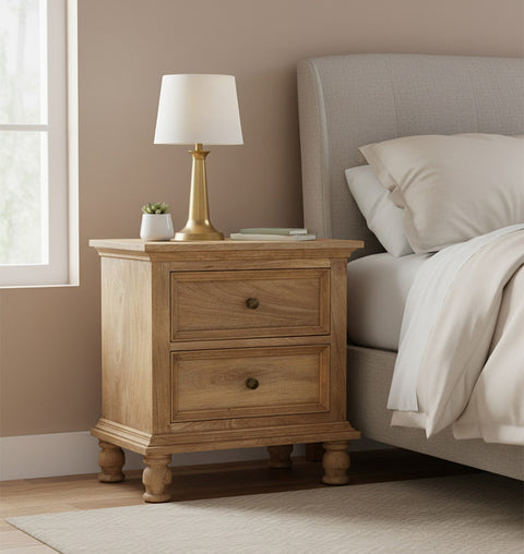Colonial Charm Wooden Bedside