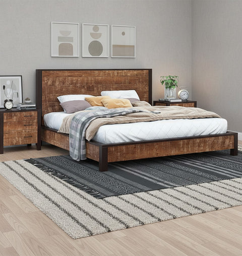 Horizon Ridge Modern Wooden King Size Bed
