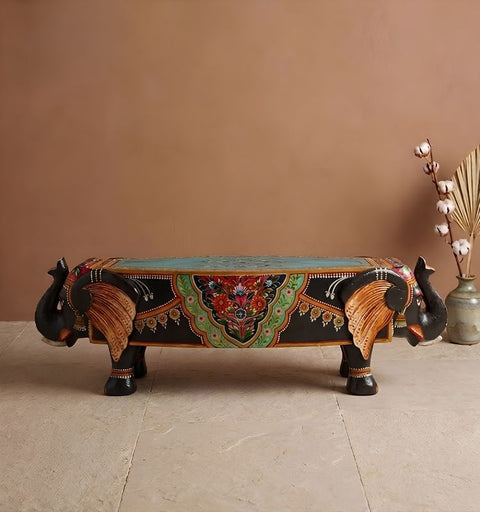 Solid Wood Animal Bench
Hand Painted Wooden Elephant Bench
Wooden Elephant Bench
 Elephant Bench

