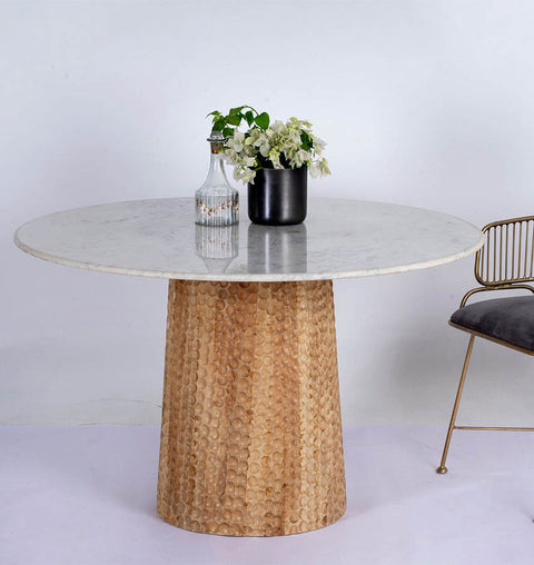 The Solis Marble Dining Table