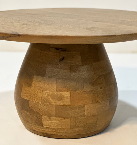 Luxe Curve Wooden Coffee Table