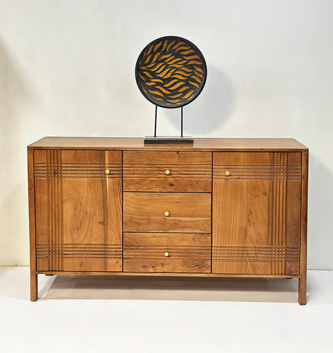 Aurum Carved Wooden Sideboard