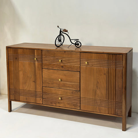 Aurum Carved Wooden Sideboard