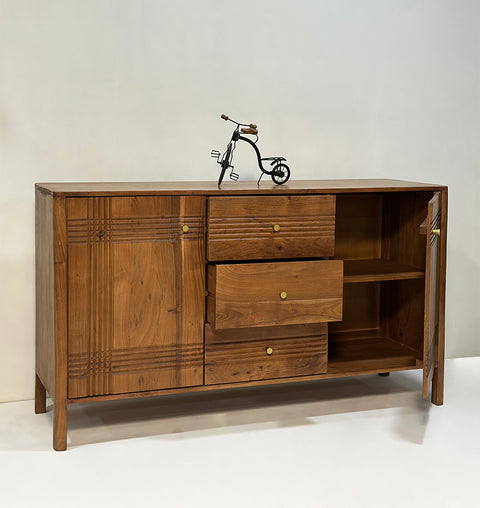 Aurum Carved Wooden Sideboard