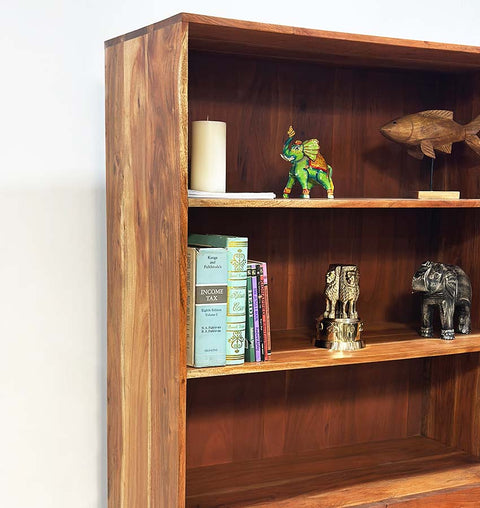 Crystalline Crest Bookshelf