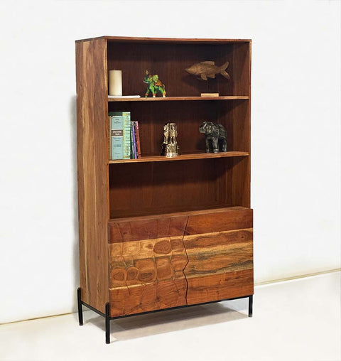 Crystalline Crest Bookshelf