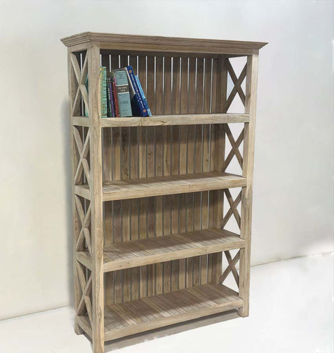 Sandstone X-Frame Shelf