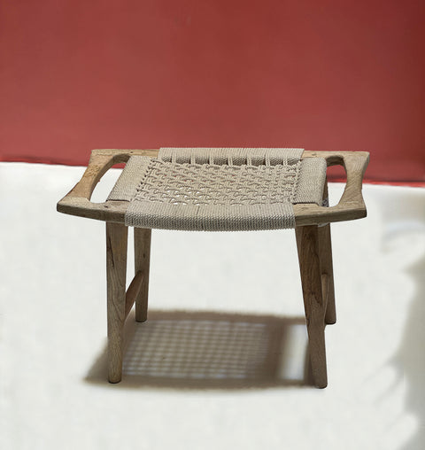 Nomad Woven Rope Stool