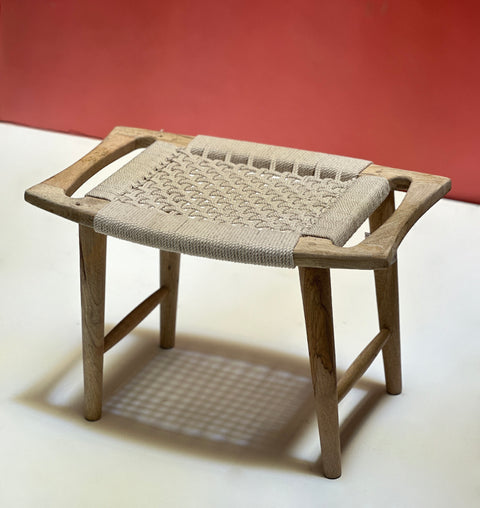 Nomad Woven Rope Stool