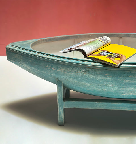 Bayline Curved Boat Coffee Table
