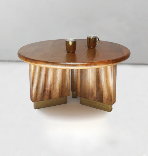 Orion Fluted Round Coffee Table